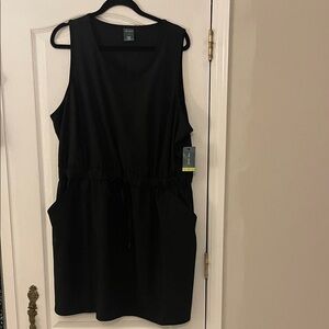 Black Sleeveless Active Dress by Tek Gear. Moisture wicking. NWT Size 2X